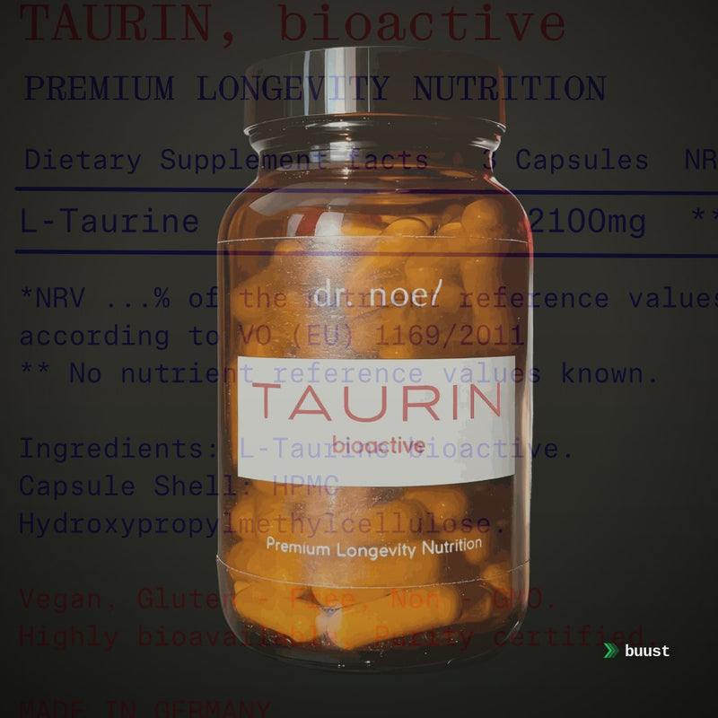 TAURINE Bioactive Supplement+ – Advanced Longevity Supplement for Cellular Energy. – Clean Showcase